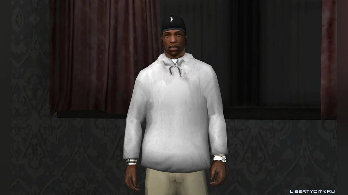 Кепка Ralph Lauren + худи Burberry / GTA San Andreas
