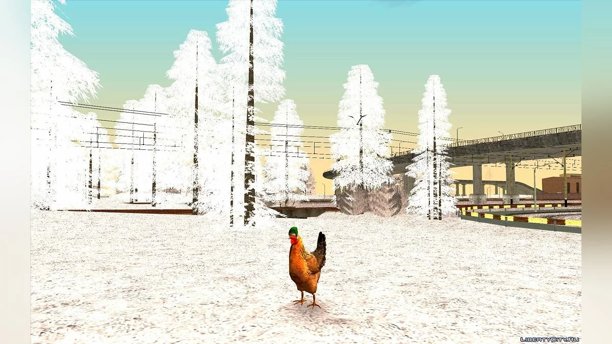 Новогодние петухи [Символ 2017] / GTA San Andreas