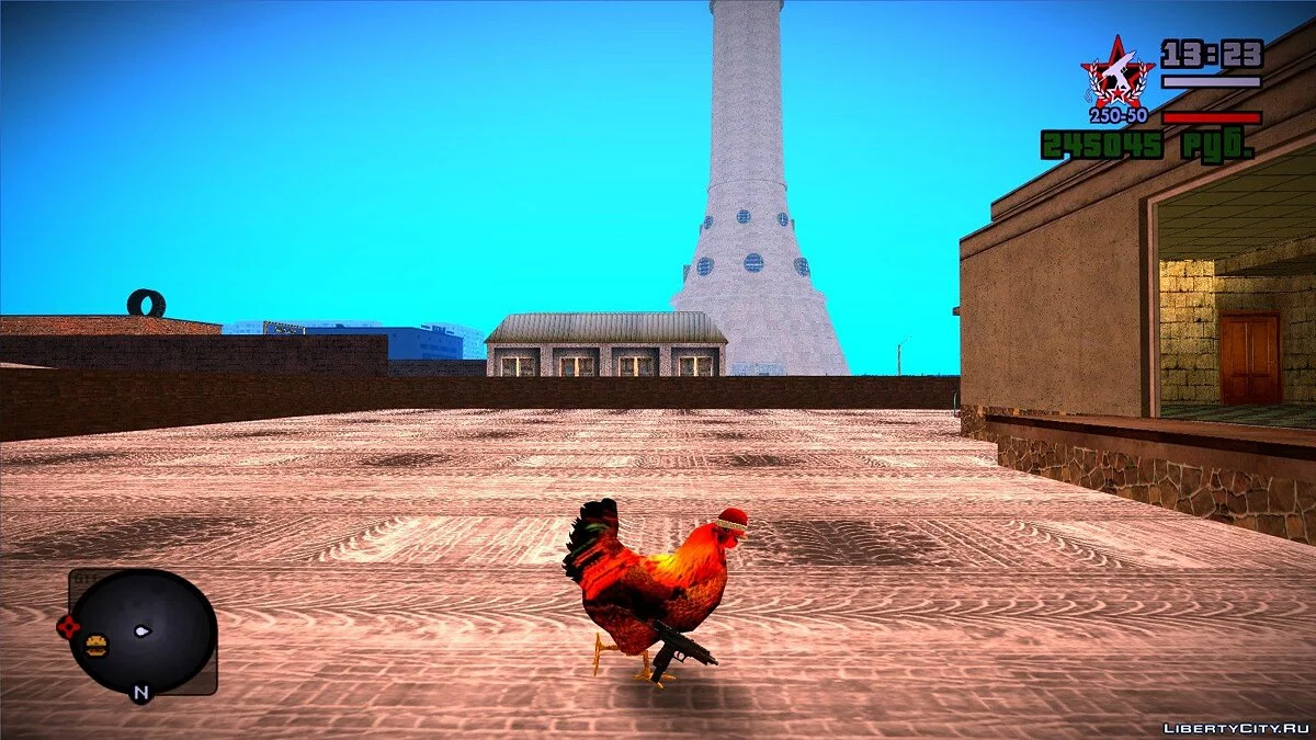 Новогодние петухи [Символ 2017] / GTA San Andreas