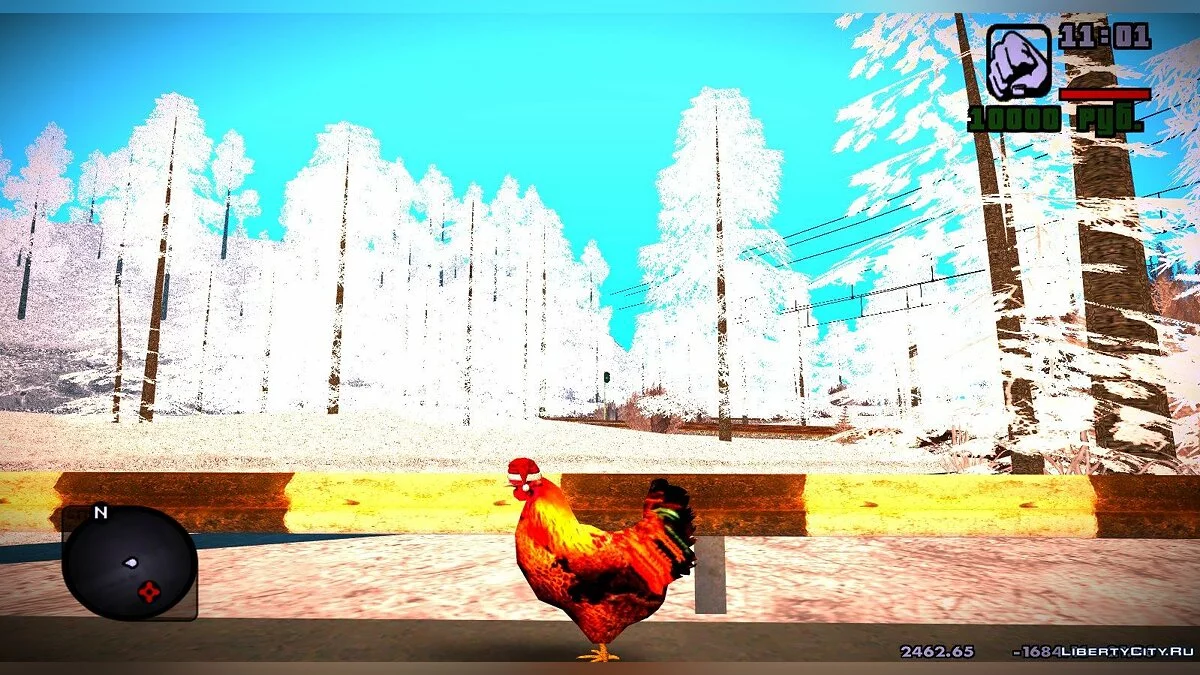 Новогодние петухи [Символ 2017] / GTA San Andreas