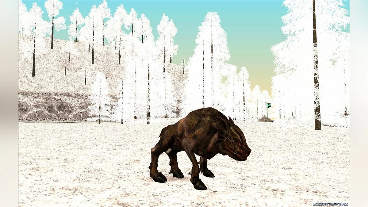 Новогодние/зимние мутанты из S.T.A.L.K.E.R. / GTA San Andreas