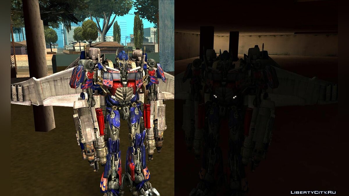 Скачать Optimus Prime Skin pack (V2.0) для GTA San Andreas