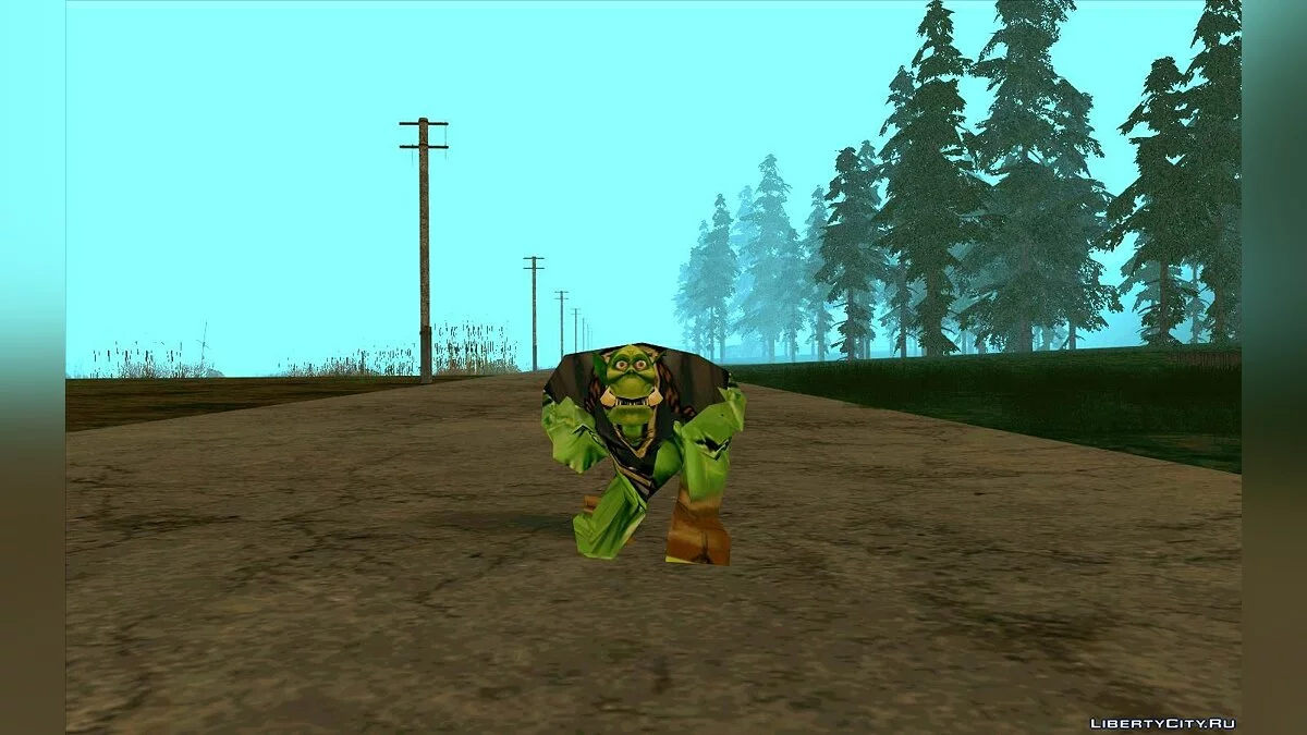Раб (пеон) из Warcraft III / GTA San Andreas