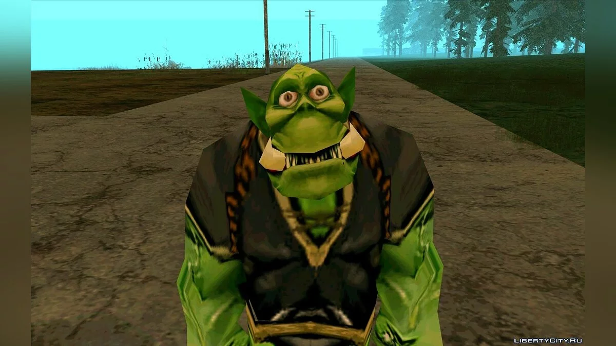 Раб (пеон) из Warcraft III / GTA San Andreas