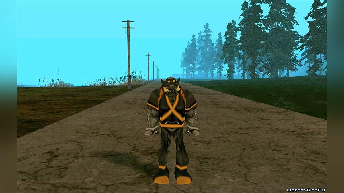 Раб (пеон) из Warcraft III / GTA San Andreas