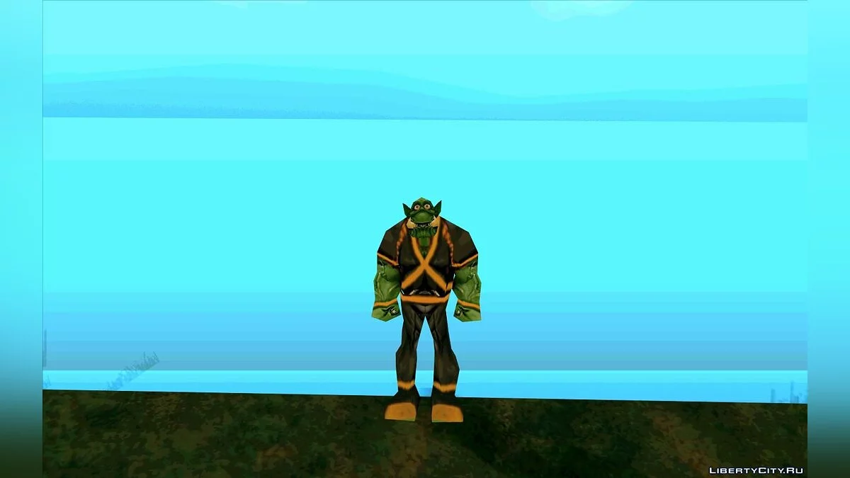 Раб (пеон) из Warcraft III / GTA San Andreas