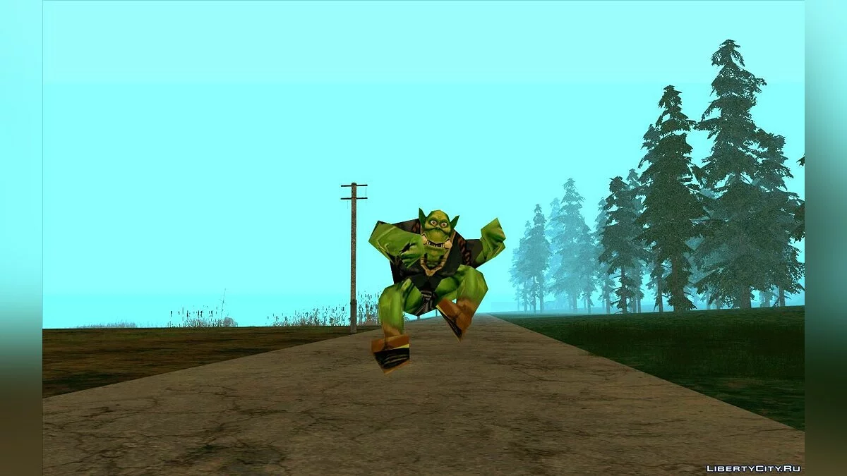 Раб (пеон) из Warcraft III / GTA San Andreas