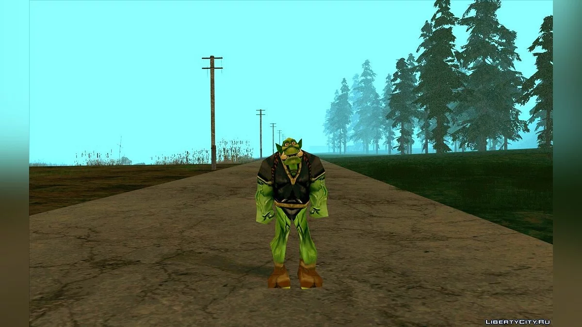 Раб (пеон) из Warcraft III / GTA San Andreas