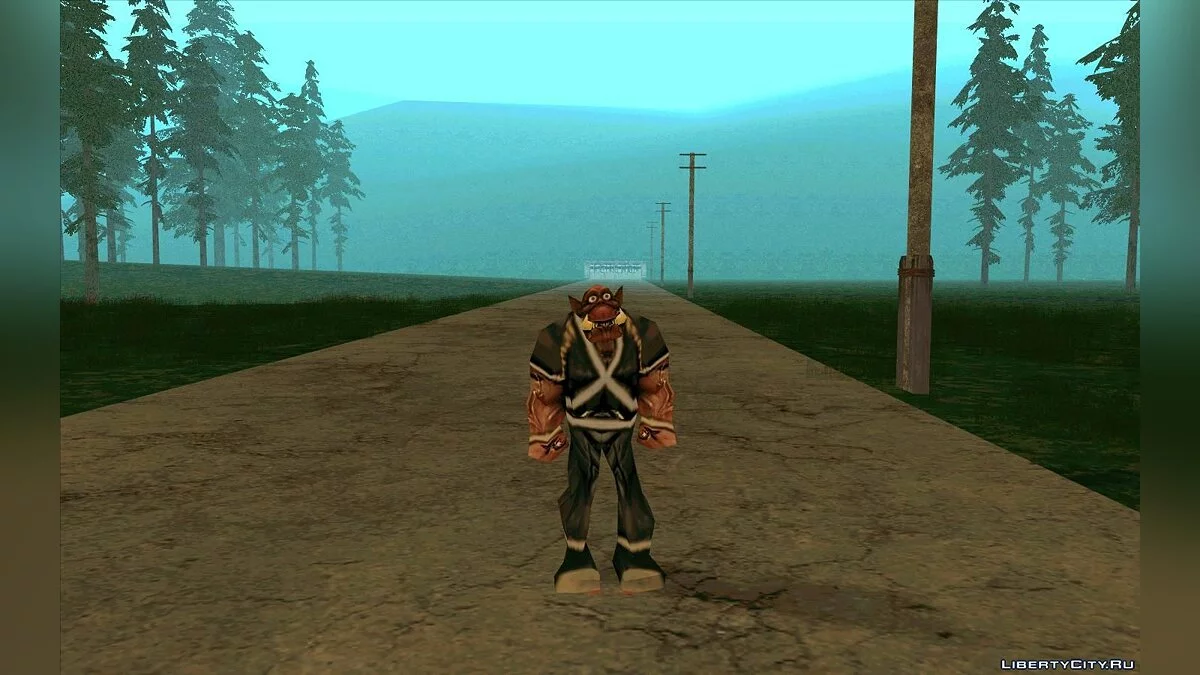 Раб (пеон) из Warcraft III / GTA San Andreas