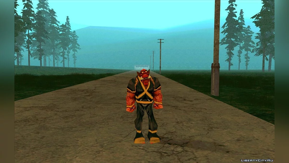 Раб (пеон) из Warcraft III / GTA San Andreas