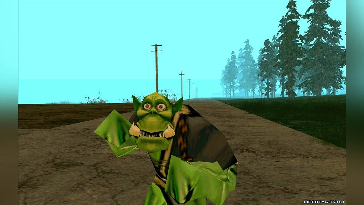Раб (пеон) из Warcraft III / GTA San Andreas