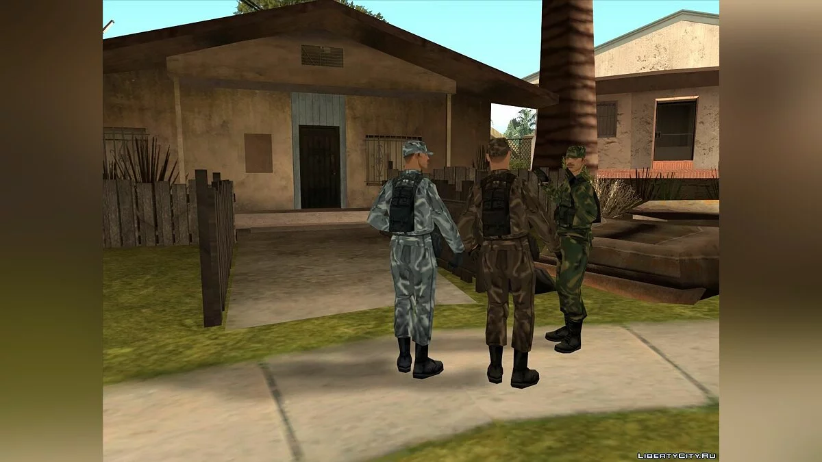 Сборник армейских скинов / GTA San Andreas