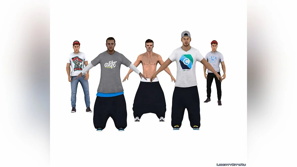 Skin Pack Paurkor / GTA San Andreas