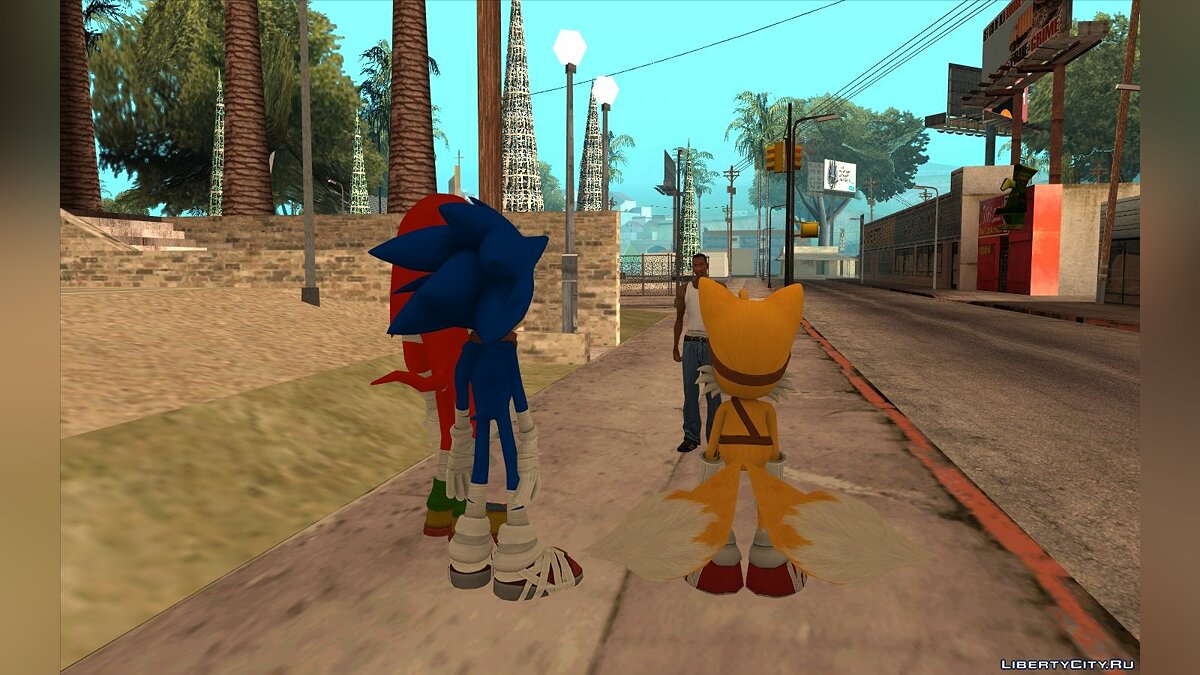 Скачать Sonic Boom Skins для GTA San Andreas