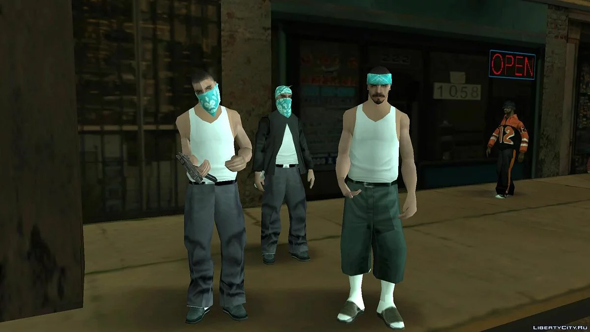 Beta Gang Pack v1.01 / GTA San Andreas