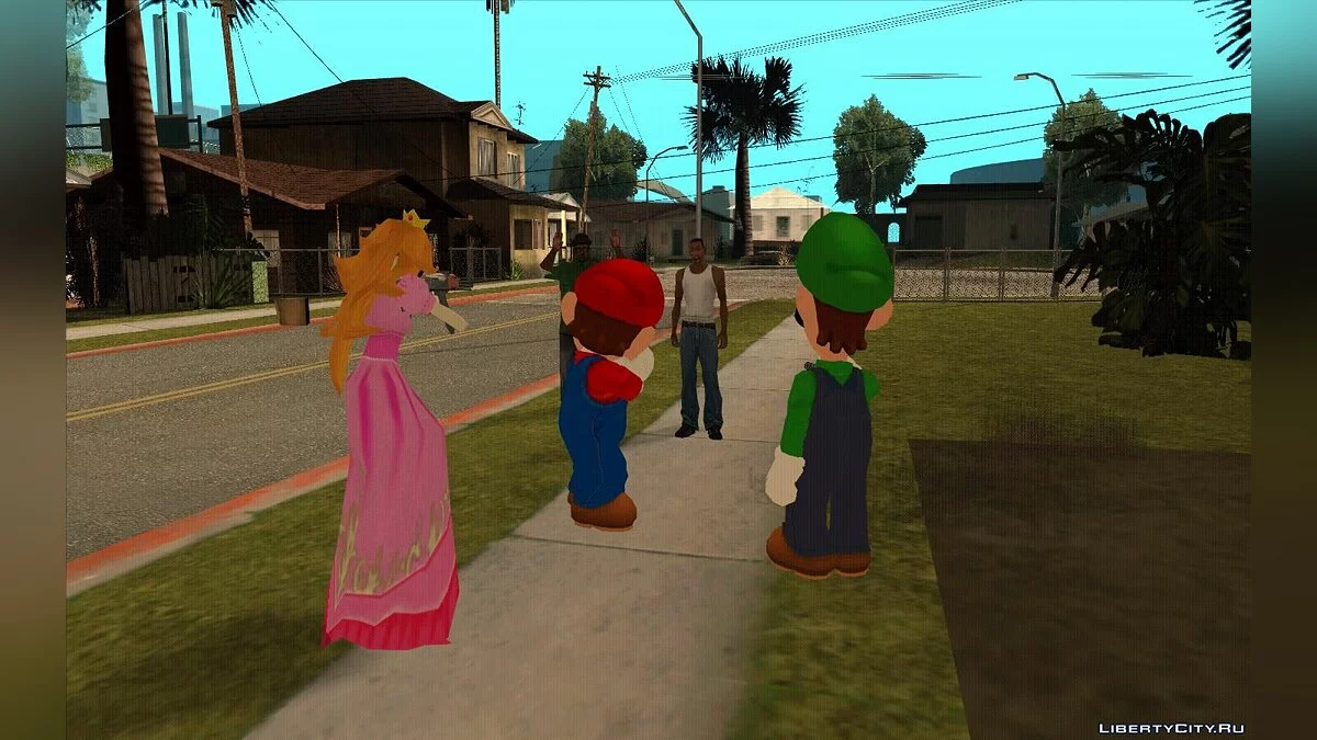 Super Mario Skins Pack / GTA San Andreas