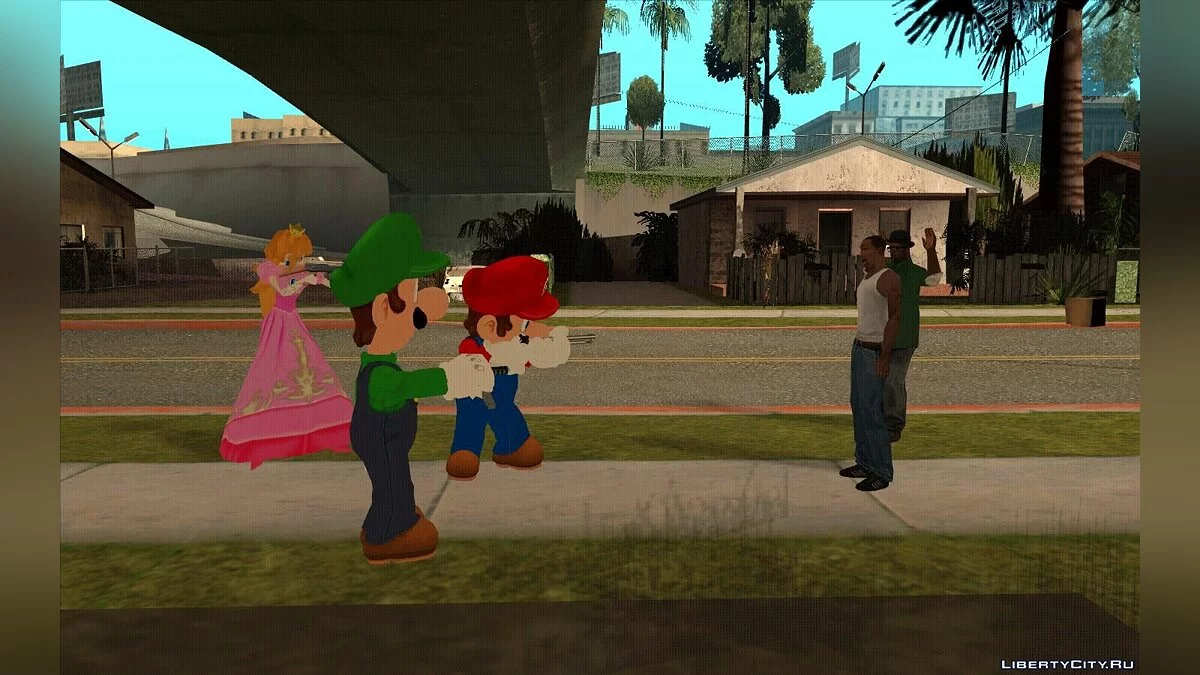 Super Mario Skins Pack / GTA San Andreas