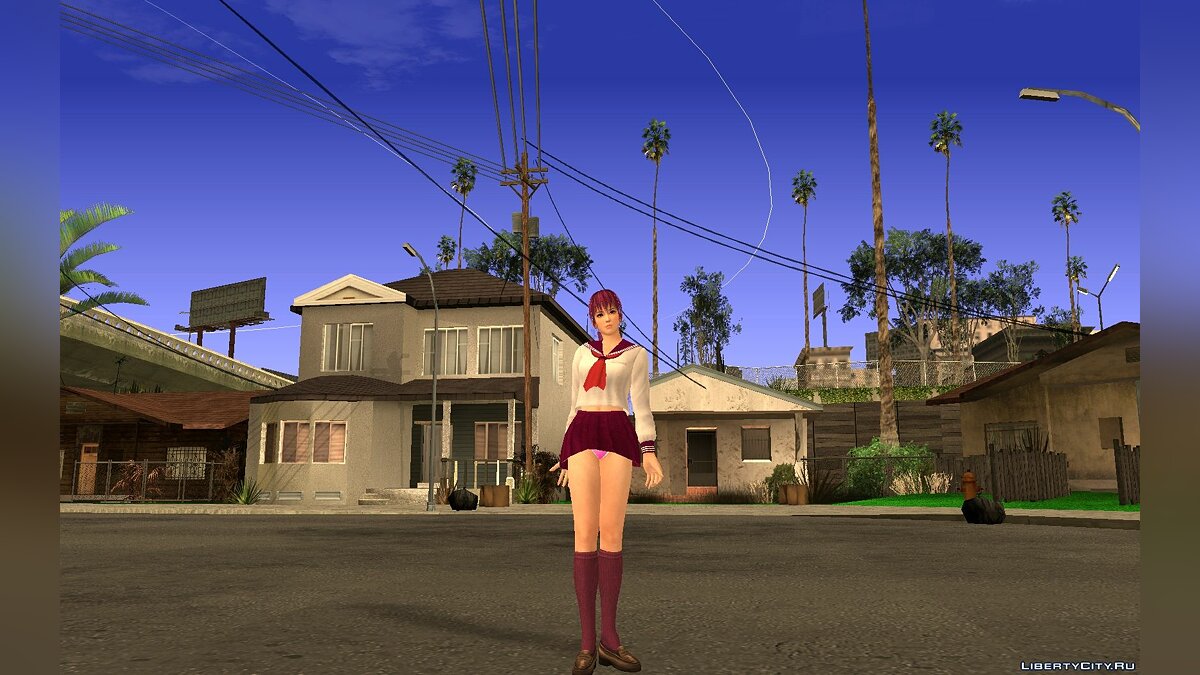 Скачать Hot Kasumi School Pack для GTA San Andreas