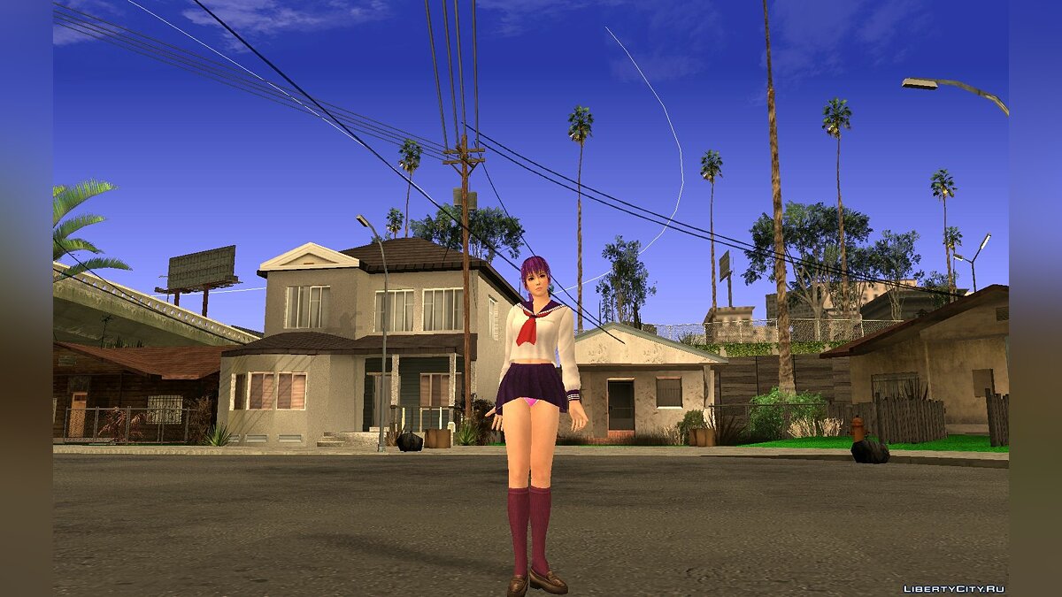 Скачать Hot Kasumi School Pack для GTA San Andreas