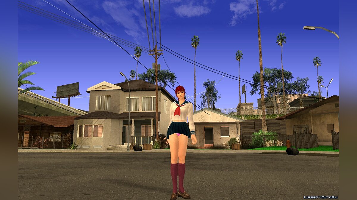 Скачать Hot Kasumi School Pack для GTA San Andreas