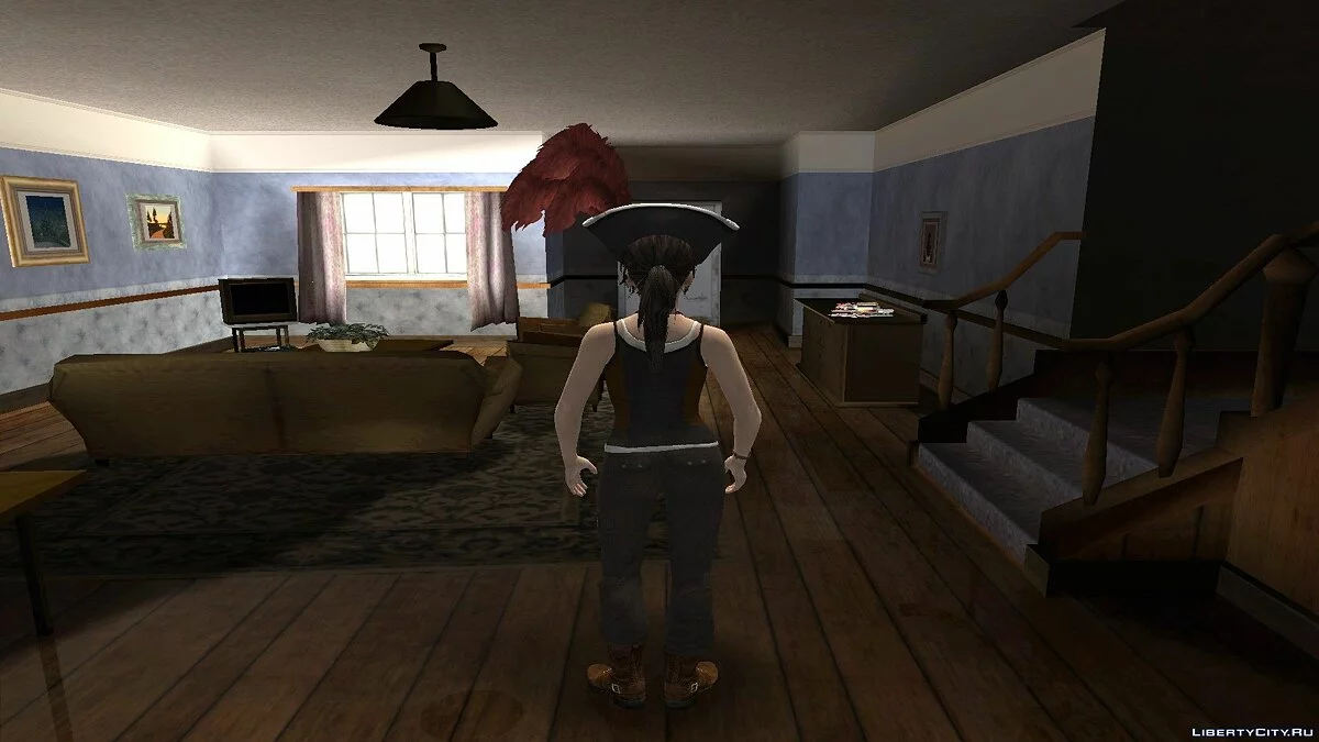 Лара Крофт из Tomb Raider 2013 / GTA San Andreas