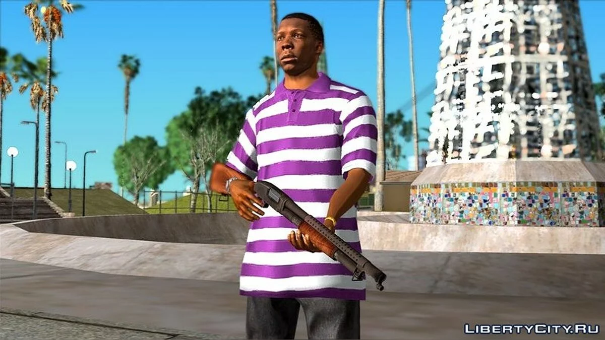 Члены банды Баллас из GTA 5 / GTA San Andreas