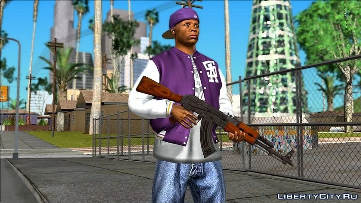 Члены банды Баллас из GTA 5 / GTA San Andreas