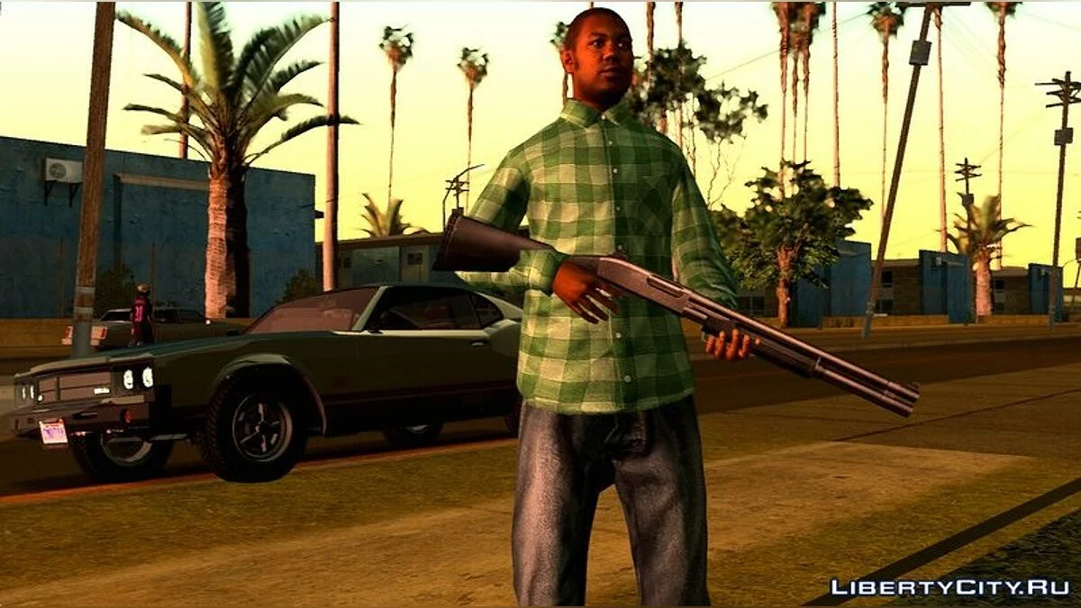 Члены банды Гроув Стрит из GTA 5 / GTA San Andreas