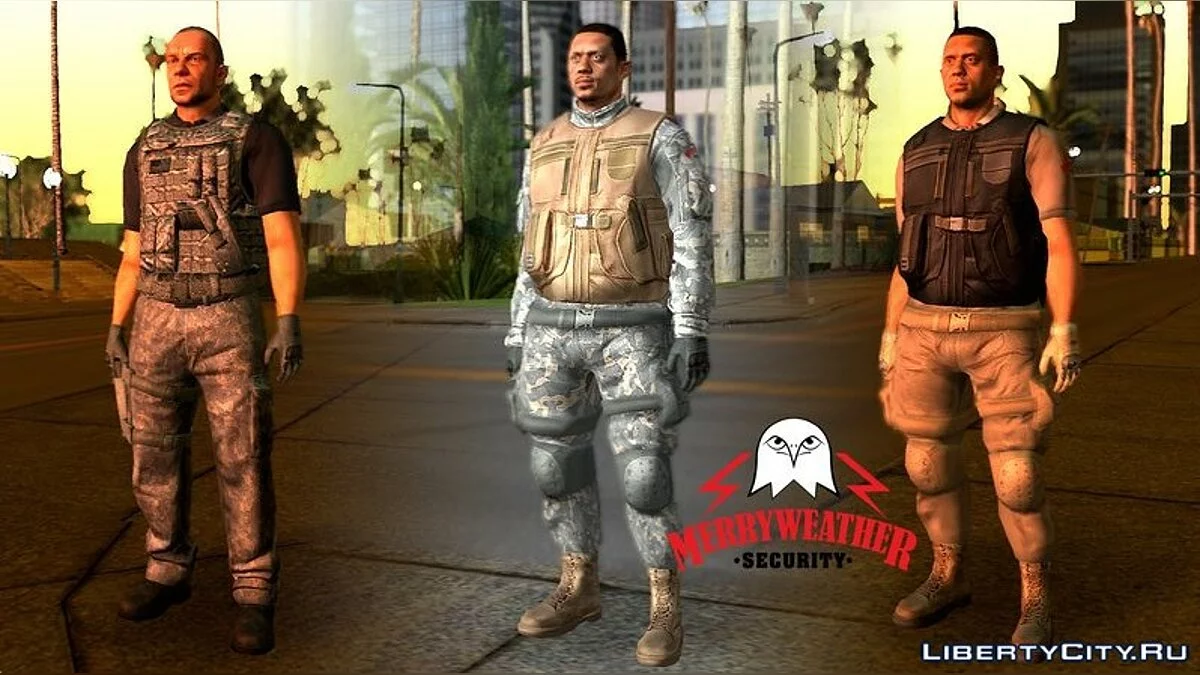 Наёмники из GTA 5 / GTA San Andreas