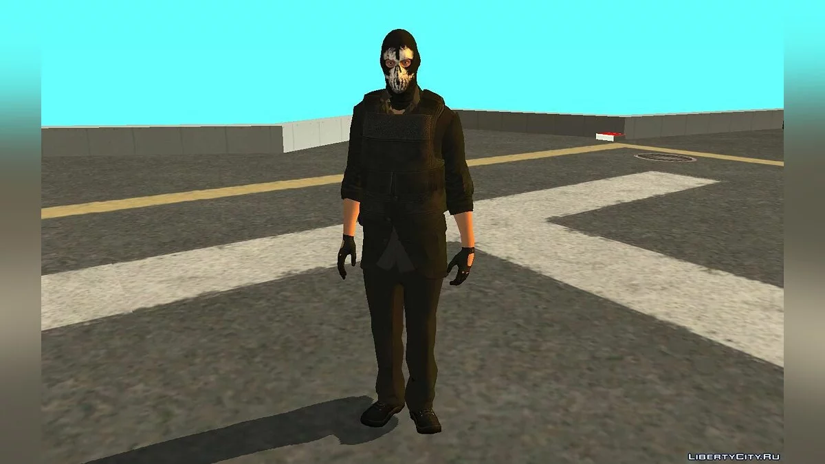 Skin Random #164 (Outfit Heist) - Костюмы грабителей банков / GTA San Andreas