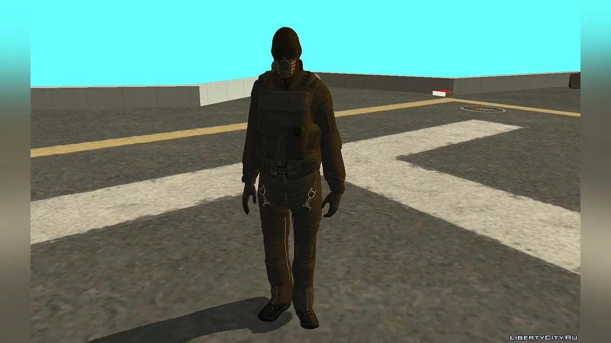 Skin Random #164 (Outfit Heist) - Костюмы грабителей банков / GTA San Andreas