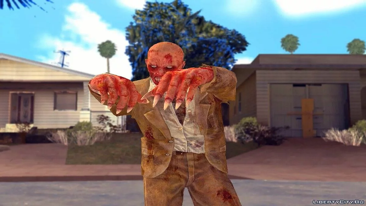 Сборник зомби из игры RE/L4D/Infestation: Survivor Stories / GTA San Andreas