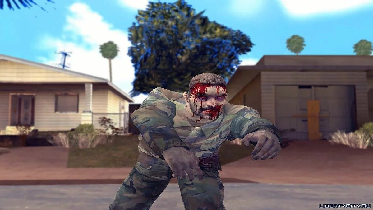 Сборник зомби из игры RE/L4D/Infestation: Survivor Stories / GTA San Andreas