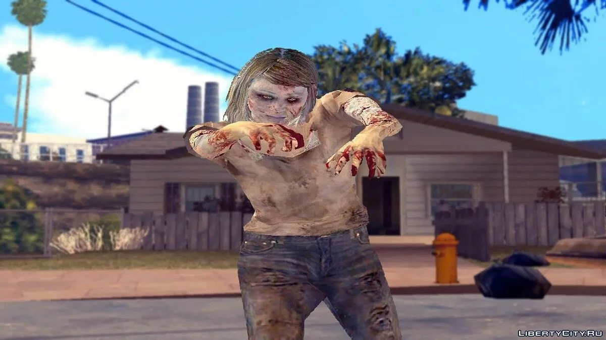 Сборник зомби из игры RE/L4D/Infestation: Survivor Stories / GTA San Andreas