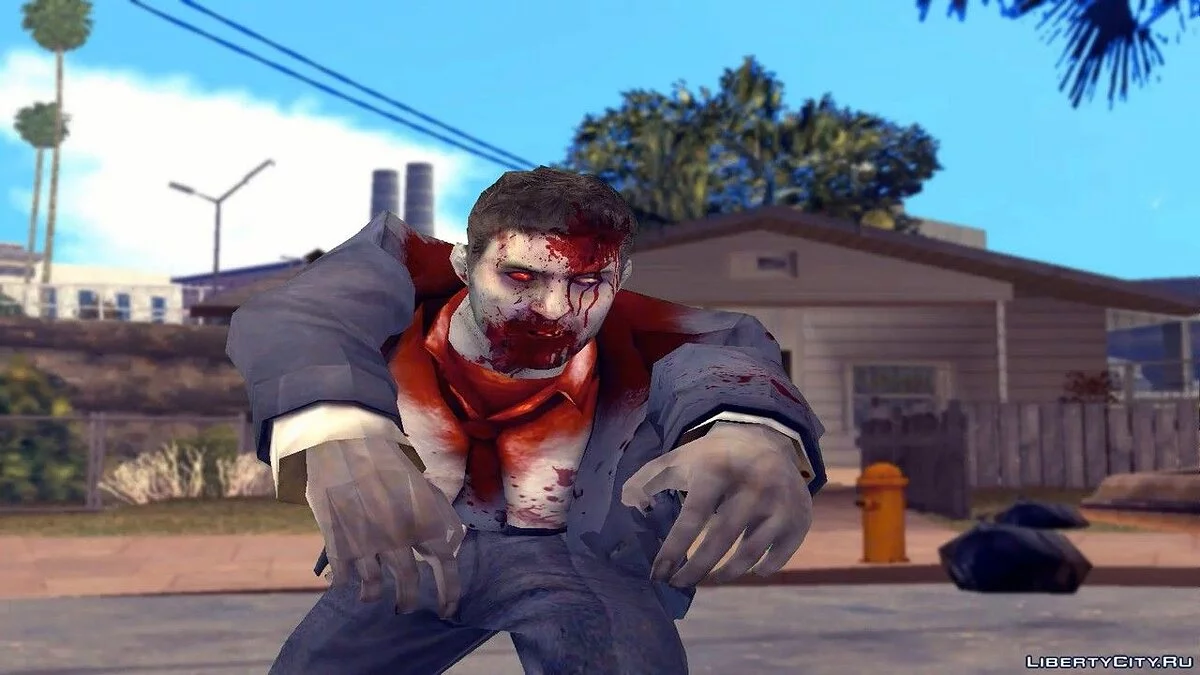 Сборник зомби из игры RE/L4D/Infestation: Survivor Stories / GTA San Andreas