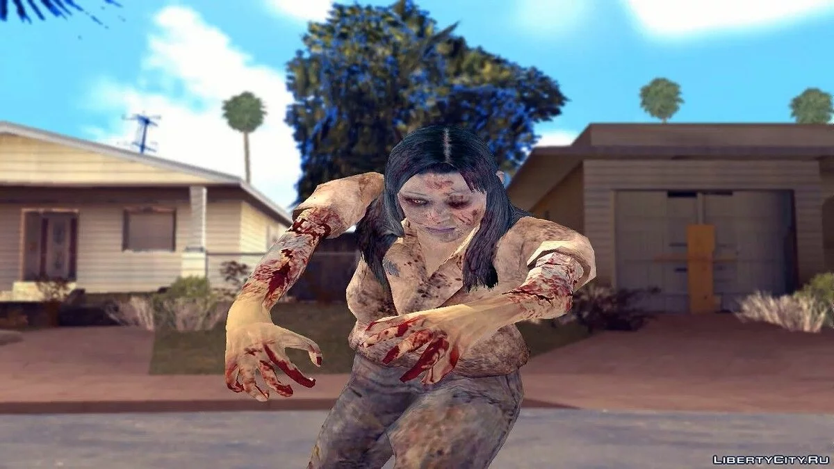 Сборник зомби из игры RE/L4D/Infestation: Survivor Stories / GTA San Andreas
