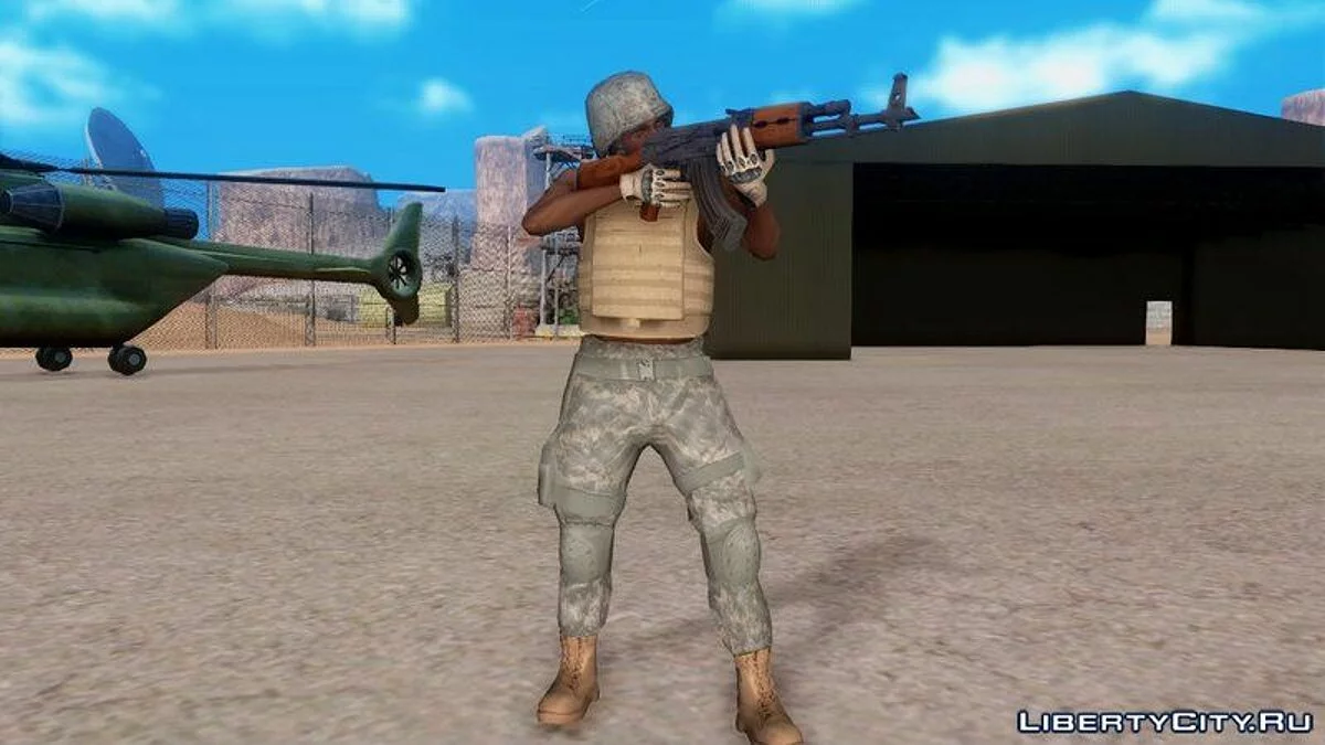 Новая военная экипировка / GTA San Andreas