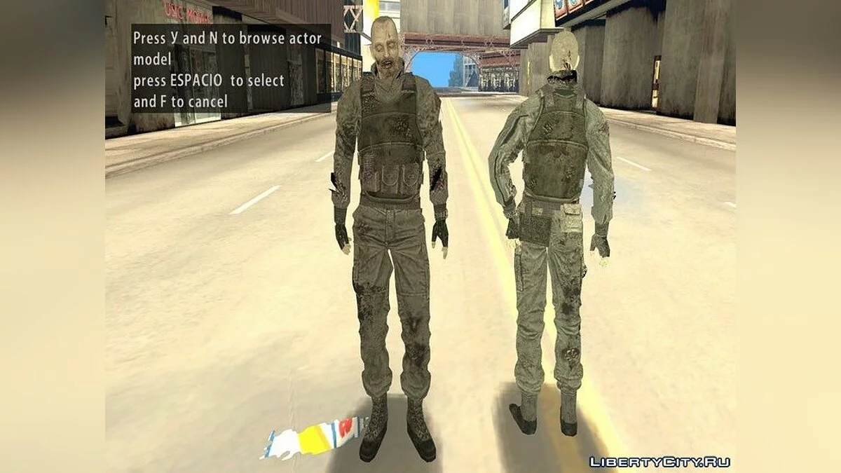 Сбрник зомби из игры Resident Evil Zero / GTA San Andreas