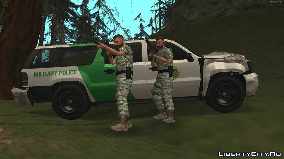 Сборник полицейских скинов из GTA Online / GTA San Andreas