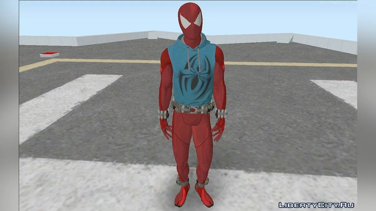 Человек-паук из игры PS4 / GTA San Andreas