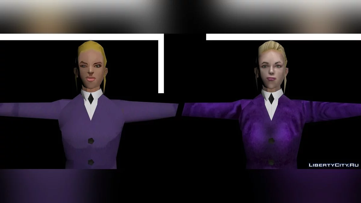 Cutscene Characters Textures Upscale / GTA San Andreas