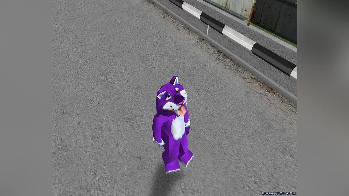 Люди в костюмах саблезубых тигров из Zoo Tycoon 2 / GTA San Andreas