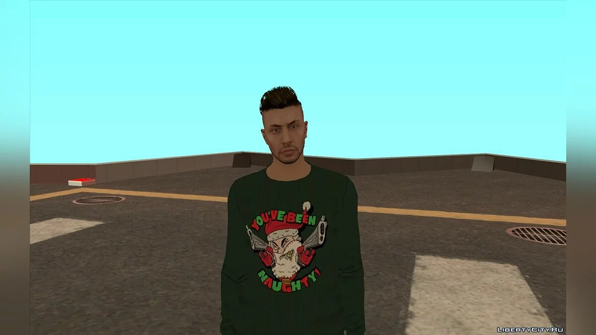 Два Новогодних скина из GTA Online / GTA San Andreas