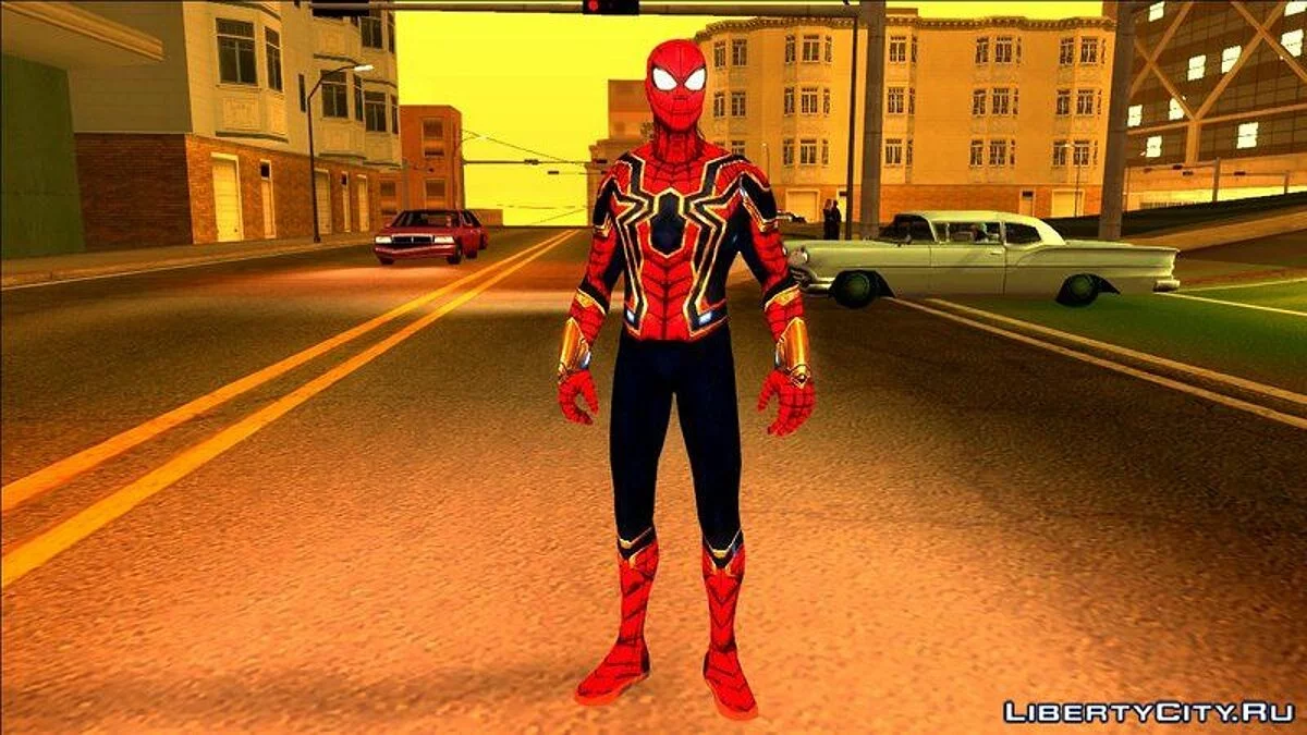 Сборник скинов из Marvel's Spider-Man (PS4) / GTA San Andreas
