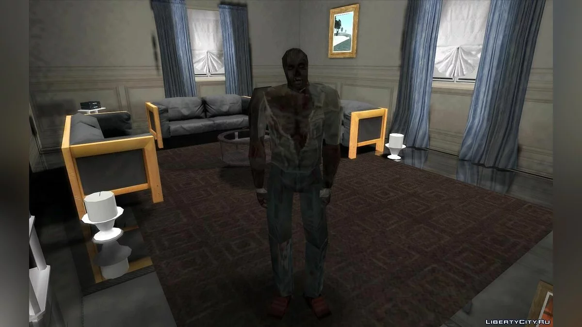 Сборник зомби из игры Resident Evil 1, 2 и 3 / GTA San Andreas