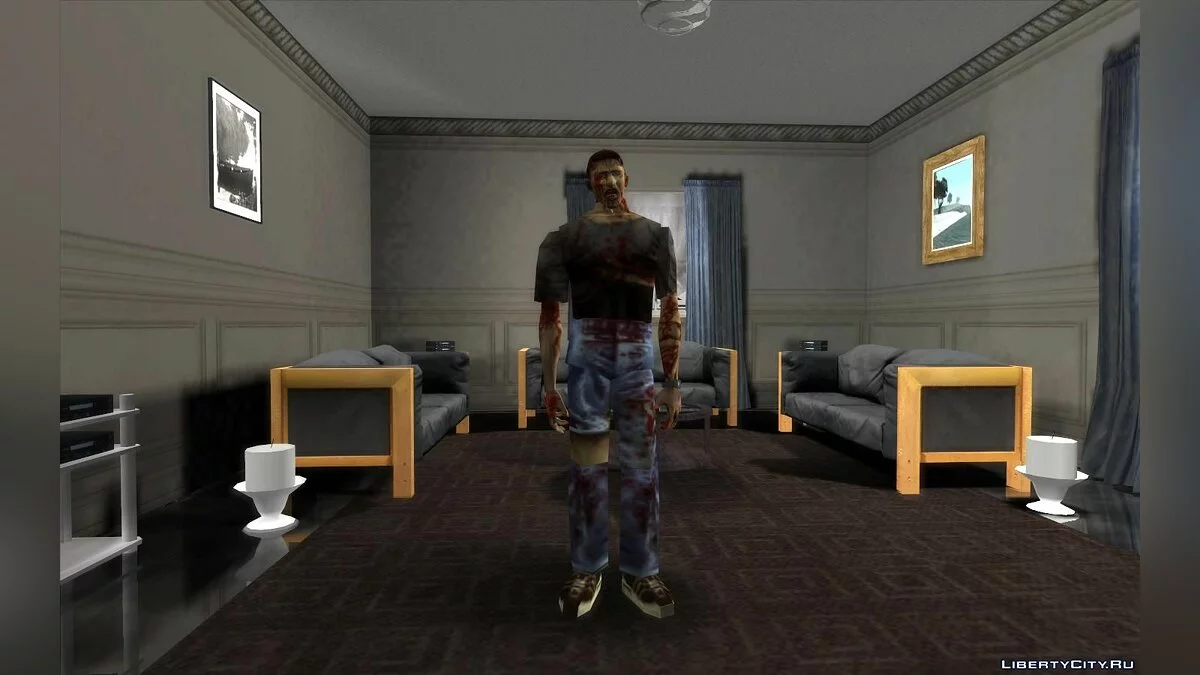Сборник зомби из игры Resident Evil 1, 2 и 3 / GTA San Andreas