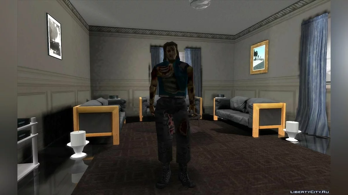 Сборник зомби из игры Resident Evil 1, 2 и 3 / GTA San Andreas