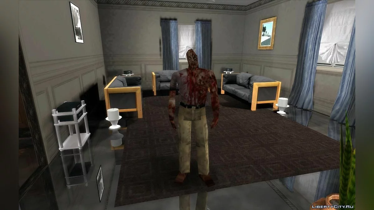 Сборник зомби из игры Resident Evil 1, 2 и 3 / GTA San Andreas