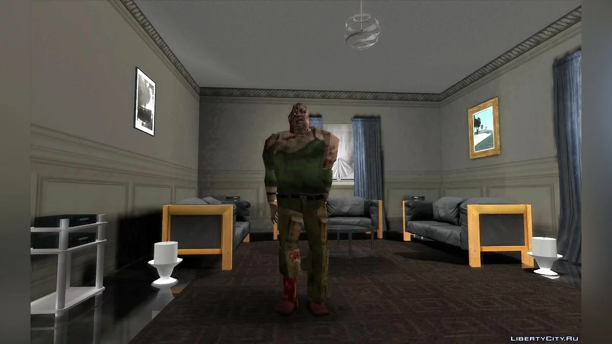 Сборник зомби из игры Resident Evil 1, 2 и 3 / GTA San Andreas
