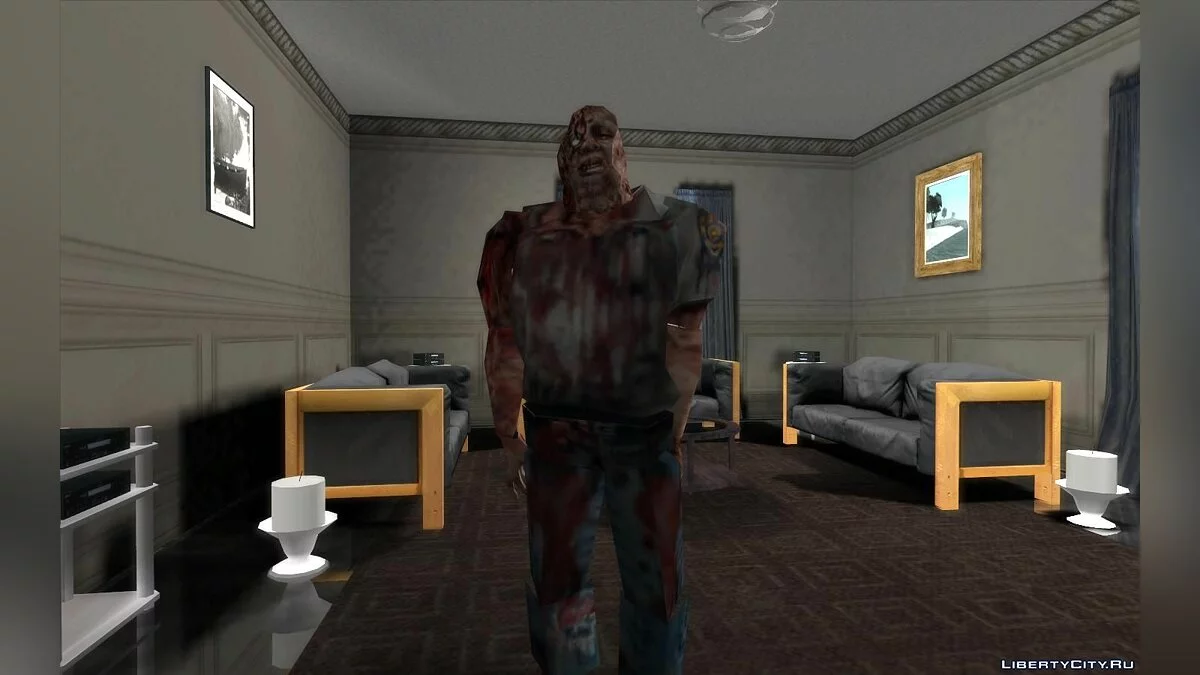 Сборник зомби из игры Resident Evil 1, 2 и 3 / GTA San Andreas